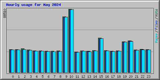 Hourly usage for May 2024